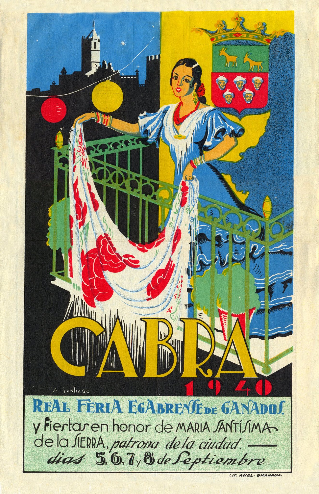 Real Feria y Fiestas en honor de la Virgen de la Sierra 1940 Cabra